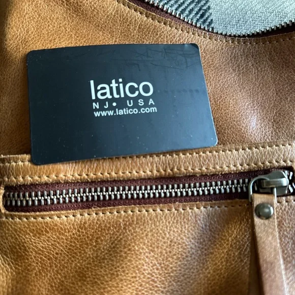 Latico Brown Leather Shoulder Bag - Picture 4 of 6